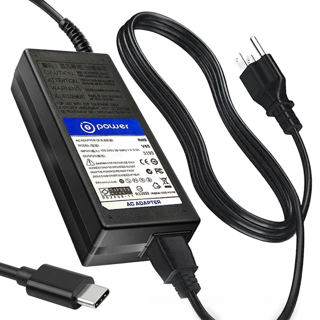 20V USB-C Charger for NexiGo PJ08 Nova Mini Laser Projector AY100CU-ZF