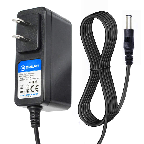 T-Power 18V Charger for Sharper Image Powerboost Massage Gun （model: 1011666, 2437599, 1013002 )