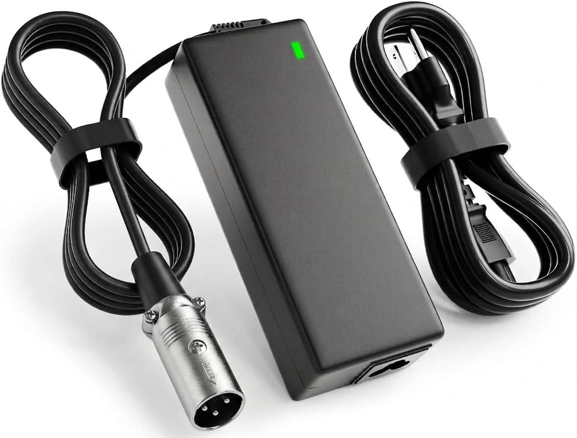 58V Charger Replacement for XVE-5880200 52V E-Bike Power Supply Adapter