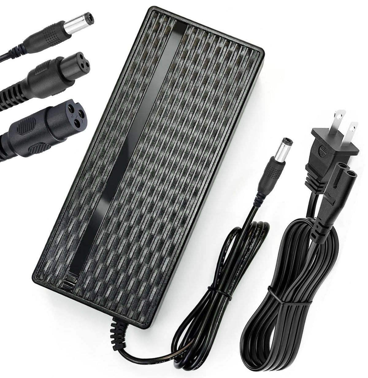 54.6V 2A 3-Prong Charger for Rad Power Bikes RadCity 4 RadCity 5 Plus STC-8137LD