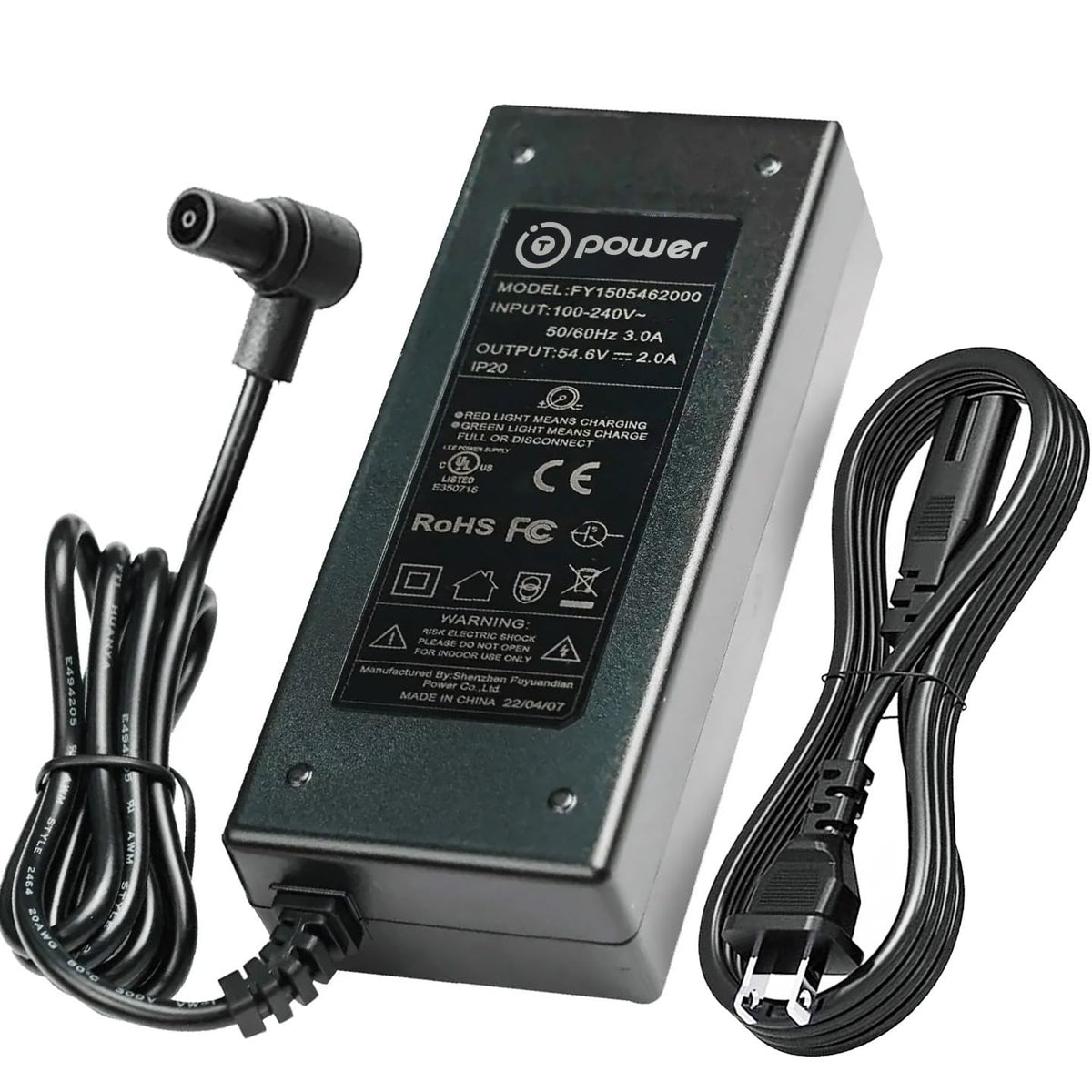 54.6V Charger for Segway Ninebot F3 F3 Pro G3 Electric Scooter Power Supply