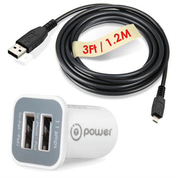Car Charger for Rockpals NinjaBatt OKPRO Portable Power Station 200W 250W 300W &