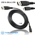 T-Power Spare Power Cord Sync Data USB Cable for LG Prestige Rumor Attune Breeze Crystal Encore /LG Connect Ignite Wink Tritan Viper wine sway /LG Optimus I II HUB NET ONE PRO Slider Bliss