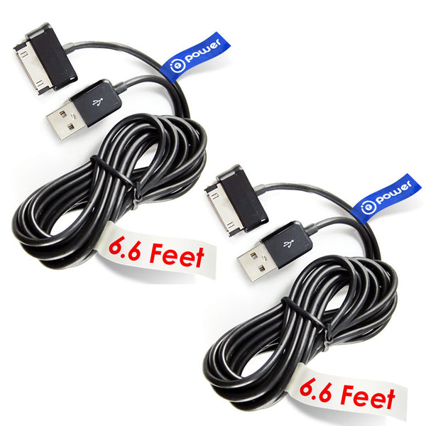 2 x pcs 30-pin 6.6ft for Samsung Galaxy Tab Note 7.0 7.7 8.9 10.1 Galaxy Tab 7"